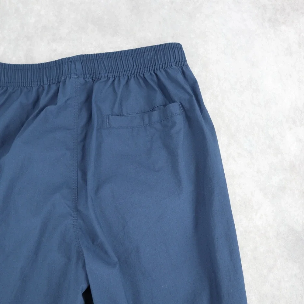 YoungLA Men's XL Dark Navy Blue Sweat Jogger Pant Cuff Ankle Tie Elastic Waist